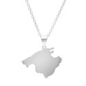 COLGANTE SILUETA DE MALLORCA + CADENA - CO2855R