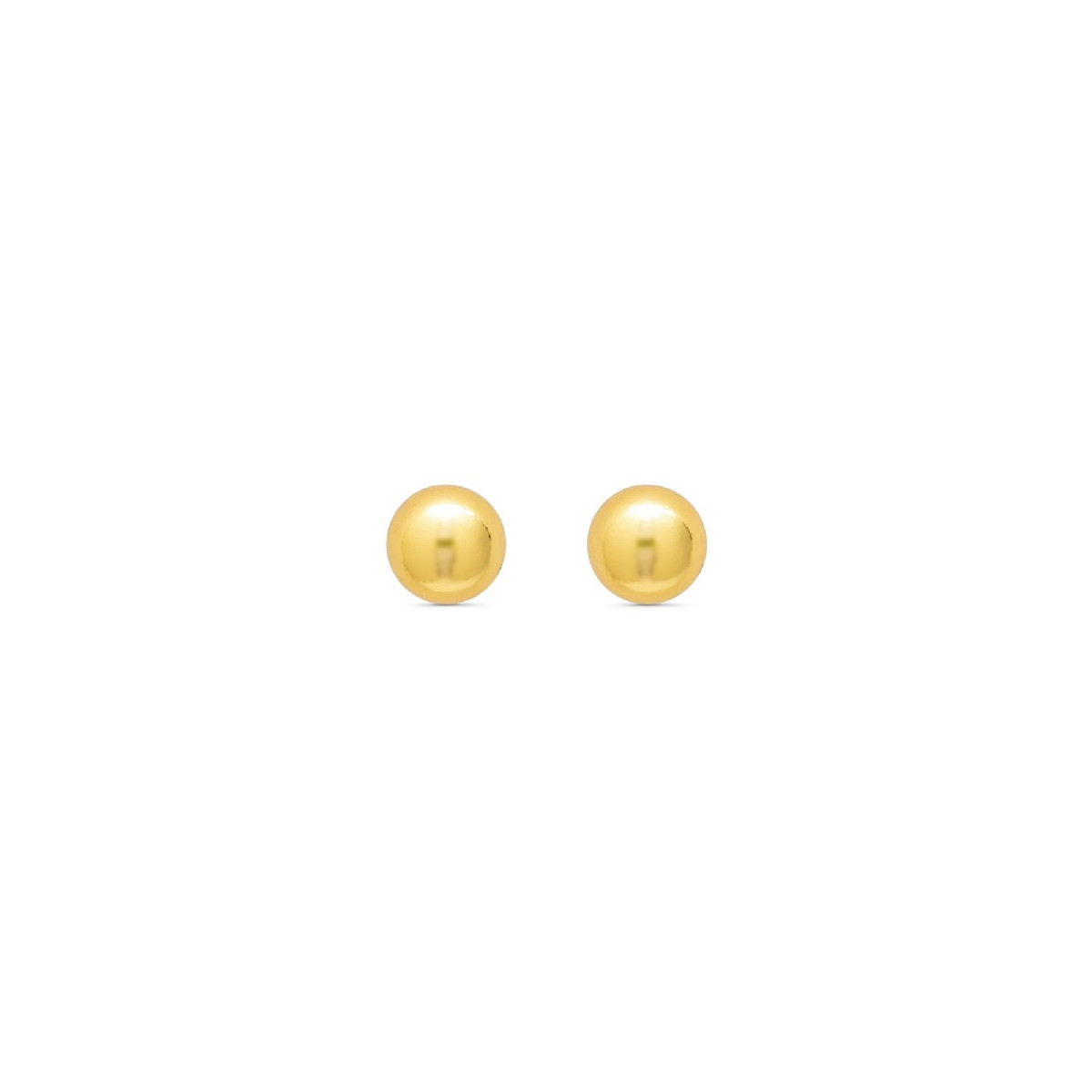 PEND. BOLA PLATA 3MM CHAPADO ORO T-3UDS - PE747CH