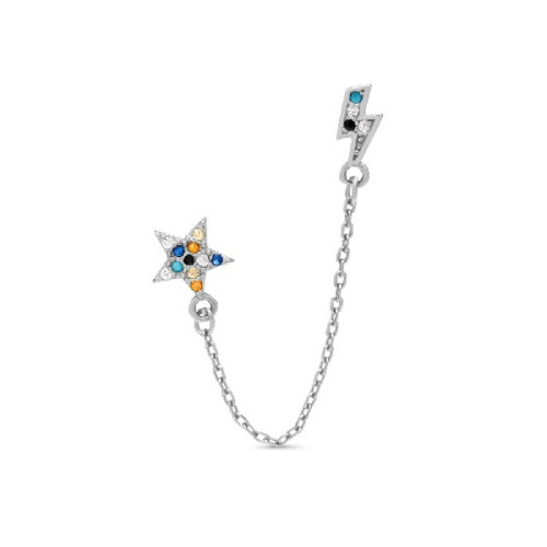 P. ESTRELLA + RAYO MULTICOLOR + CADENA - PE5936R/24