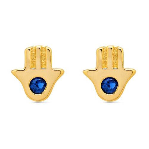 P. MANO DE FATIMA CON PIEDRA AZUL - PE5939CH/03