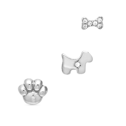 P. SET 3UD 1/2 PAR HUELLA+PERRO+HUESO - PE5941R
