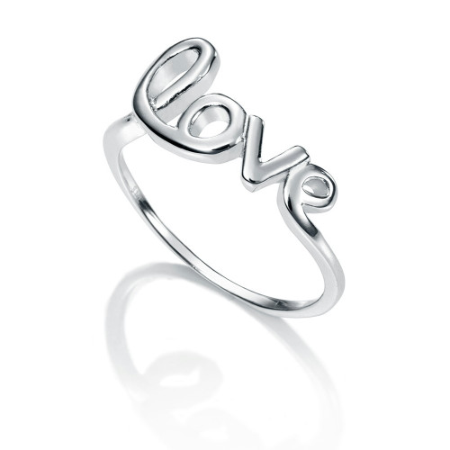 SORTIJA LOVE LISO RODIO - SO1072R