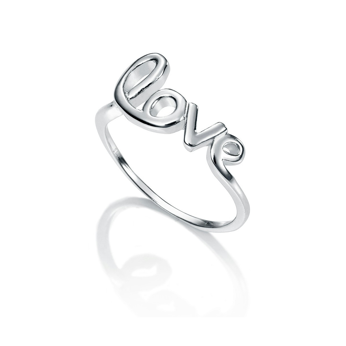 SORTIJA LOVE LISO RODIO - SO1072R