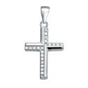 CRUZ MITAD CIRCONITAS MITAD LISO - CO2433