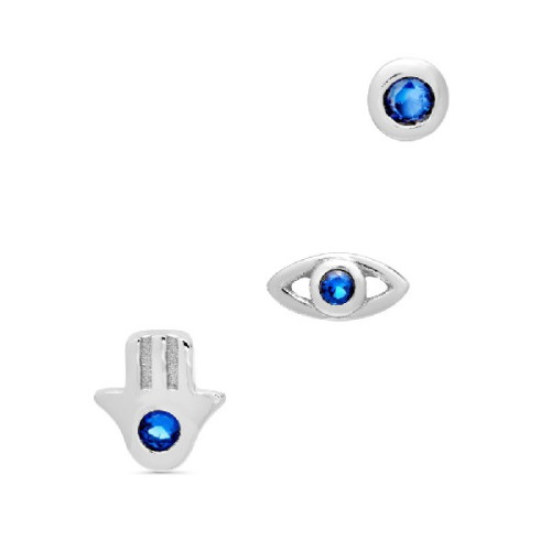 SET3UD 1/2 PAR MANOFATIMA+OJO TURCO+CHAT - PE5952R/03