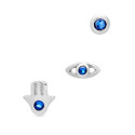 SET3UD 1/2 PAR MANOFATIMA+OJO TURCO+CHAT - PE5952R/03