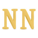 PENDIENTE INICIAL PRESION CH LETRA N - PE5708CH/N