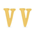 PENDIENTE INICIAL PRESION CH LETRA V - PE5708CH/V