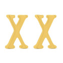 PENDIENTE INICIAL PRESION CH LETRA X - PE5708CH/X