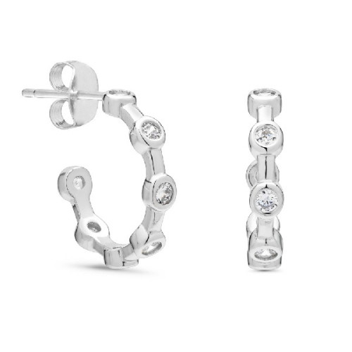 PENDIENTE ARO 6 CHATONES  - PE5862R