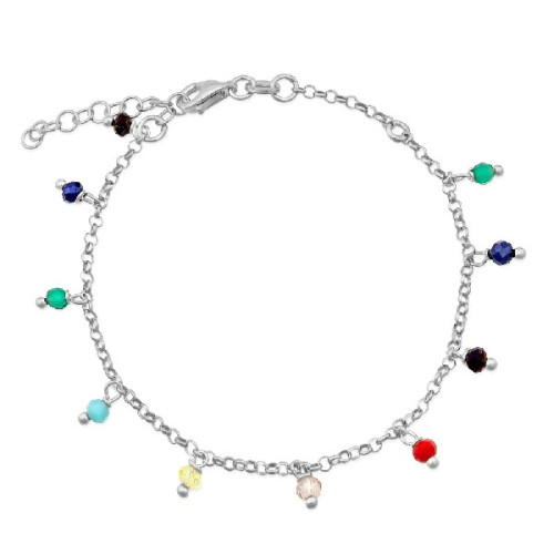 P. CRISTALES MULTICOLOR COLGANDO R - PU5101R/24