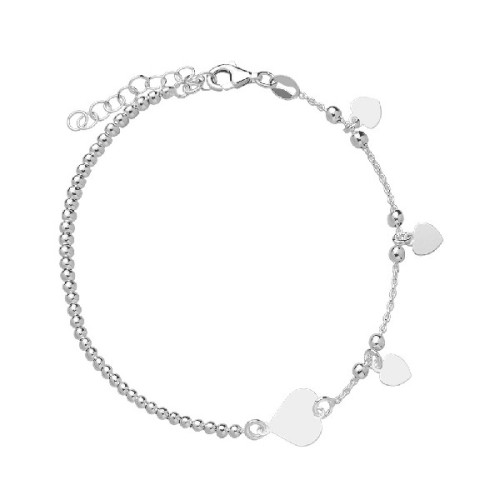 PULSERA BOLAS CORAZONES - PU5107