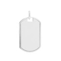 COLGANTE CHAPA OVAL LISA 25 MM X 16 MM - CO2864R