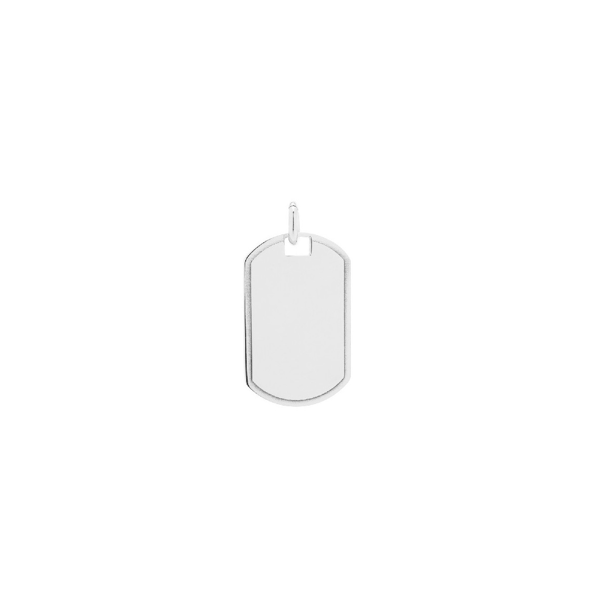 COLGANTE CHAPA OVAL LISA 25 MM X 16 MM - CO2864R