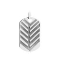 COLGANTE CHAPA OVAL GRABADO ESPIGA - CO2866R
