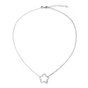 G. CADENA DOBLE + SENCILLA + FLOR CZ - GA1600R