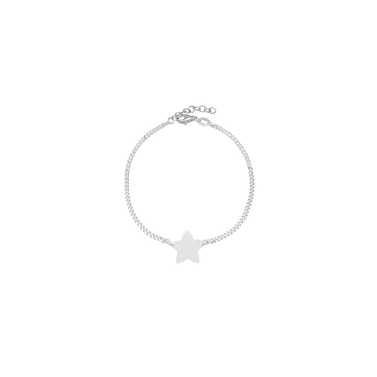 PULSERA CADENA BARBADA CENTRO ESTRELLA - PU5149