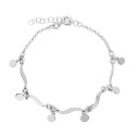 PULSERA DISCOS COLGANDO + ONDAS - PU5121R