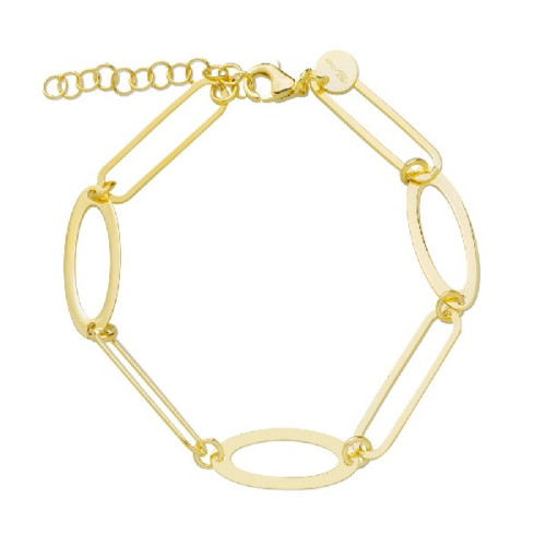 PULSERA ESLABON OVALADO PLANO - PU5189CH