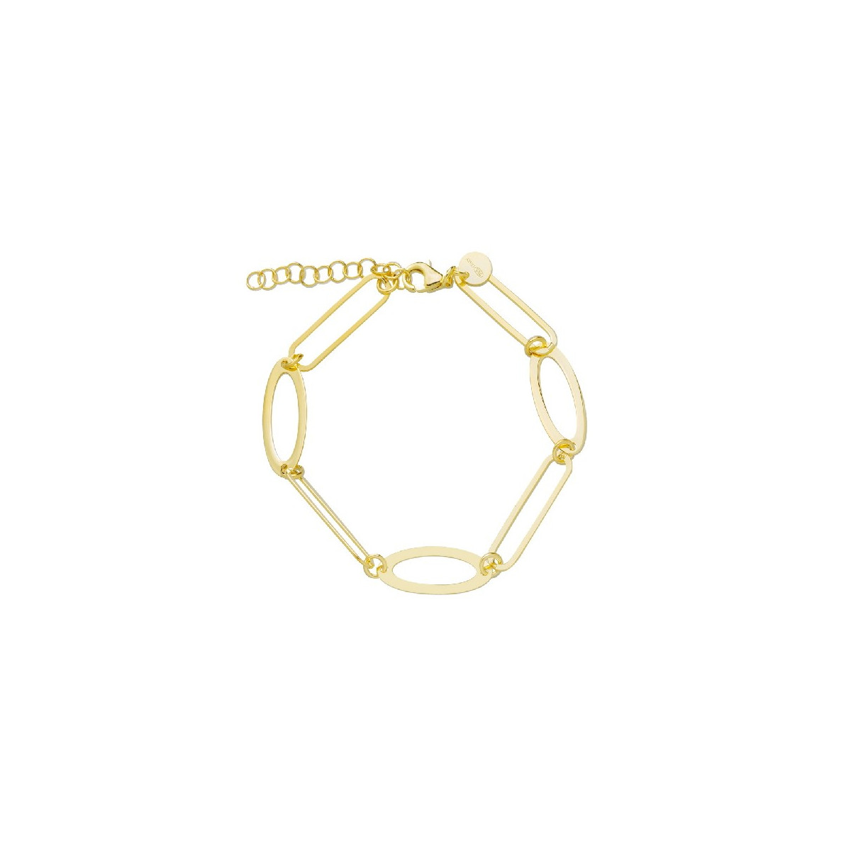 PULSERA ESLABON OVALADO PLANO - PU5189CH