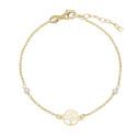PULSERA CADENA CENTRO ARBOL + 2 PERLAS - PU5209CH
