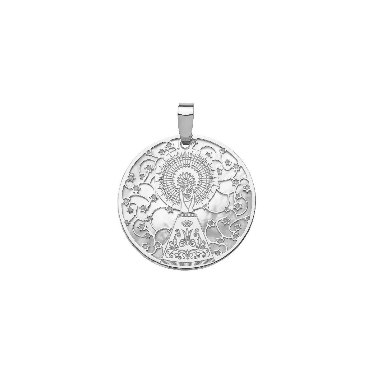 COLGANTE VIRGEN DEL PILAR NACAR 30MM - CO2791R