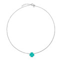 GARGANTILLA TREBOL ESMALTE VERDE - GA1610R/16