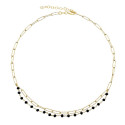 G.DOBLE BOLA FACETADA + CADENA RECTANG. - GA1613CH