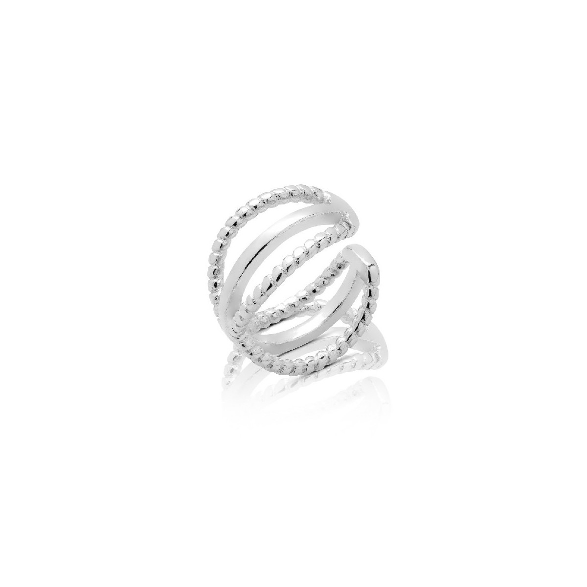PEND. EAR CUFF 3 HILOS LABRADO Y LISO R - PE5978R