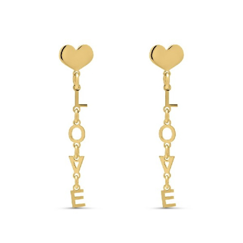P. CORAZON LISO LETRAS LOVE COLGANDO - PE6001CH