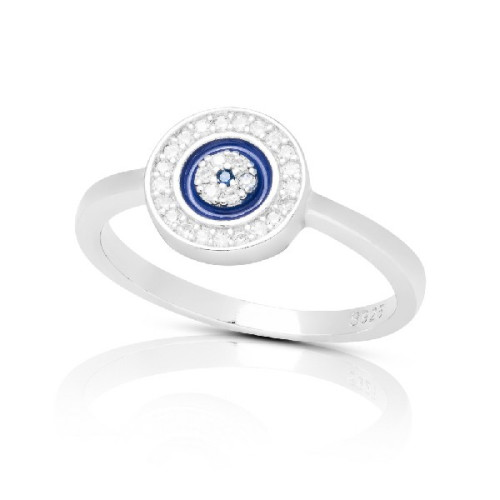 SORTIJA CIRCULO CIRCONITAS OJO TURCO - SO1480R