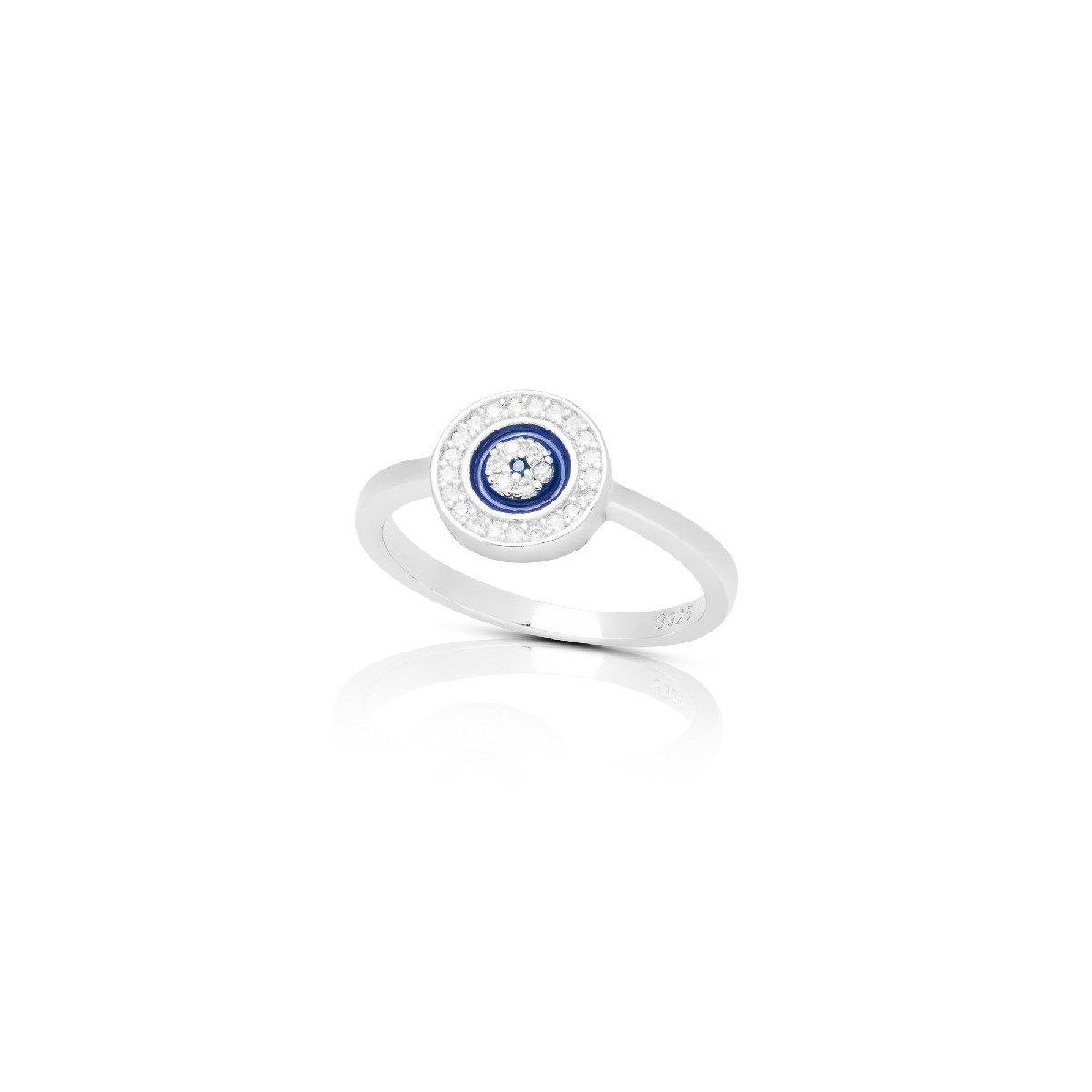 SORTIJA CIRCULO CIRCONITAS OJO TURCO - SO1480R