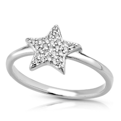 SORTIJA ESTRELLA CON CZ - SO1487R