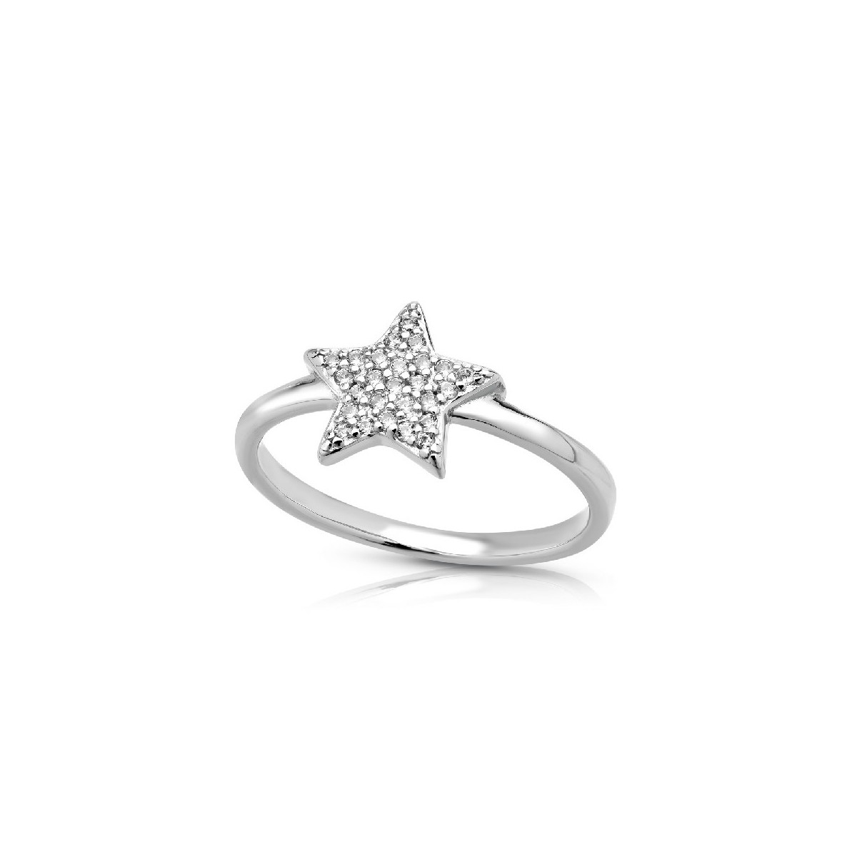 SORTIJA ESTRELLA CON CZ - SO1487R