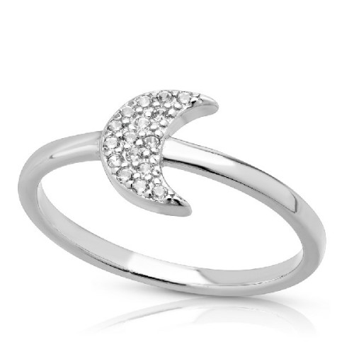 SORTIJA LUNA CON CZ - SO1488R