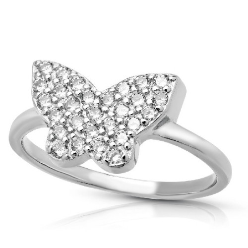 SORTIJA MARIPOSA CON CZ - SO1489R