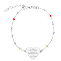 P.CAD.BOLAS ESMALTE CORAZON LAMEJOR MAMA - PU5291R/24