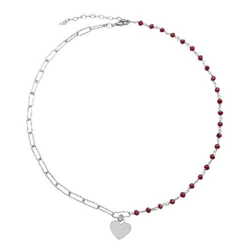 G.MITAD BOLAS FACETADAS+CORAZON CAD. REC - GA1611R/07