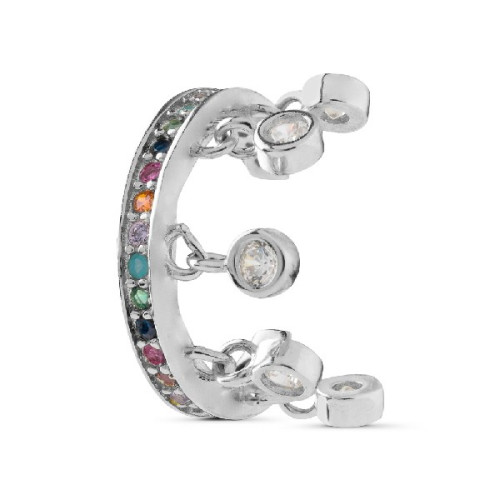 P. EAR CUFF CIRCONITAS MULTI 5 COLGANDO - PE5995R/24