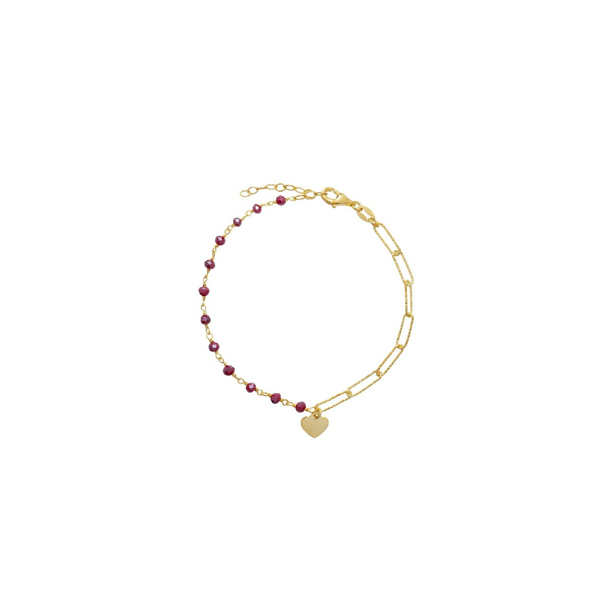 P.MITAD BOLAS FACETADAS+CORAZON CAD. REC - PU5234CH/07
