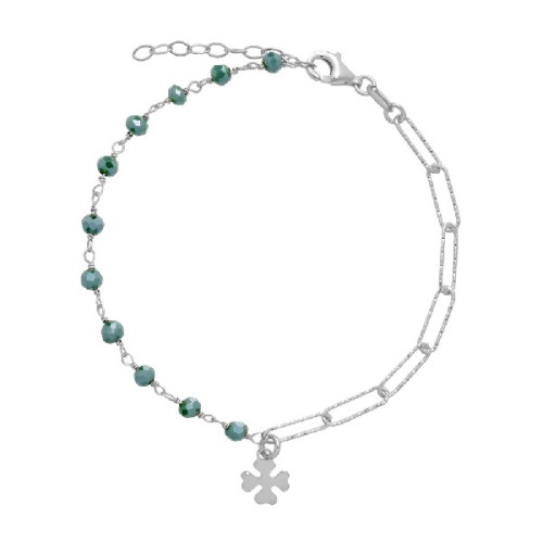 P.MITAD BOLAS FACETADAS+TREBOL CAD. RECT - PU5235R/16