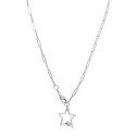 G. CADENA RECTANGULAR + ESTRELLA TUBO CZ - GA1667R