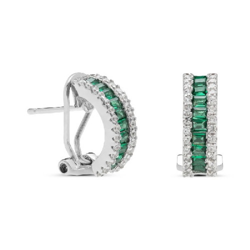 PENDIENTE 2 FILAS CIRCONITA CENTRO BAGUE - PE4577/16