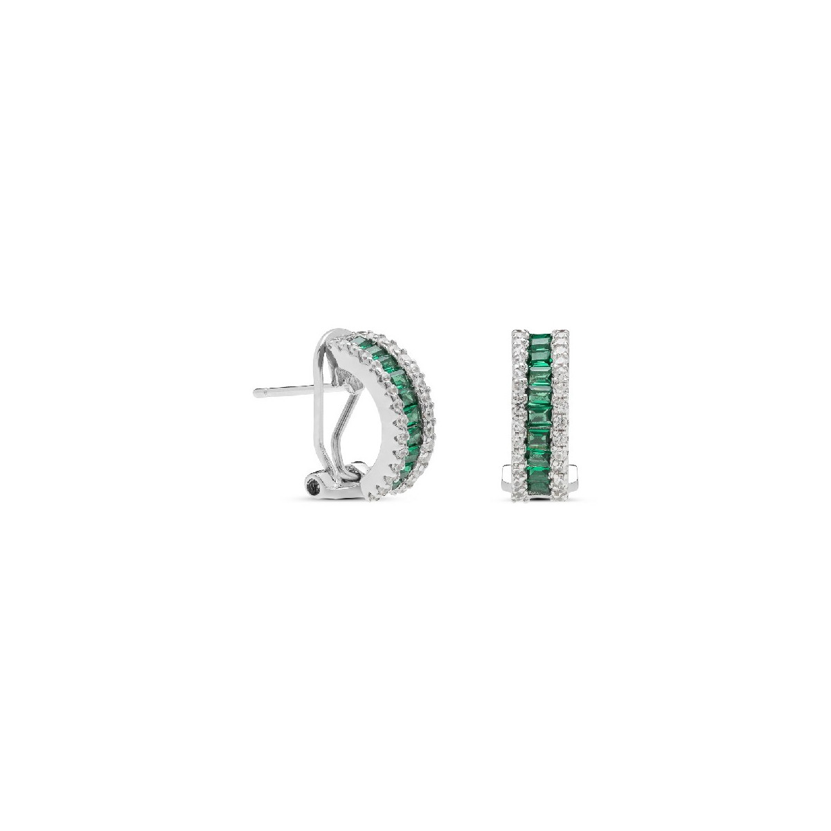 PENDIENTE 2 FILAS CIRCONITA CENTRO BAGUE - PE4577/16
