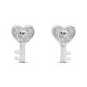 PENDIENTE LLAVE CIRCONITAS - PE4598