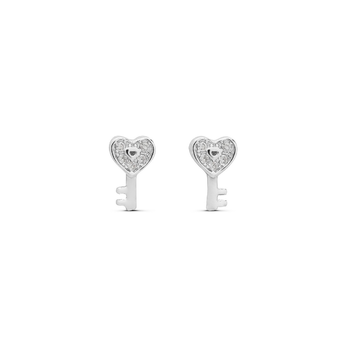 PENDIENTE LLAVE CIRCONITAS - PE4598