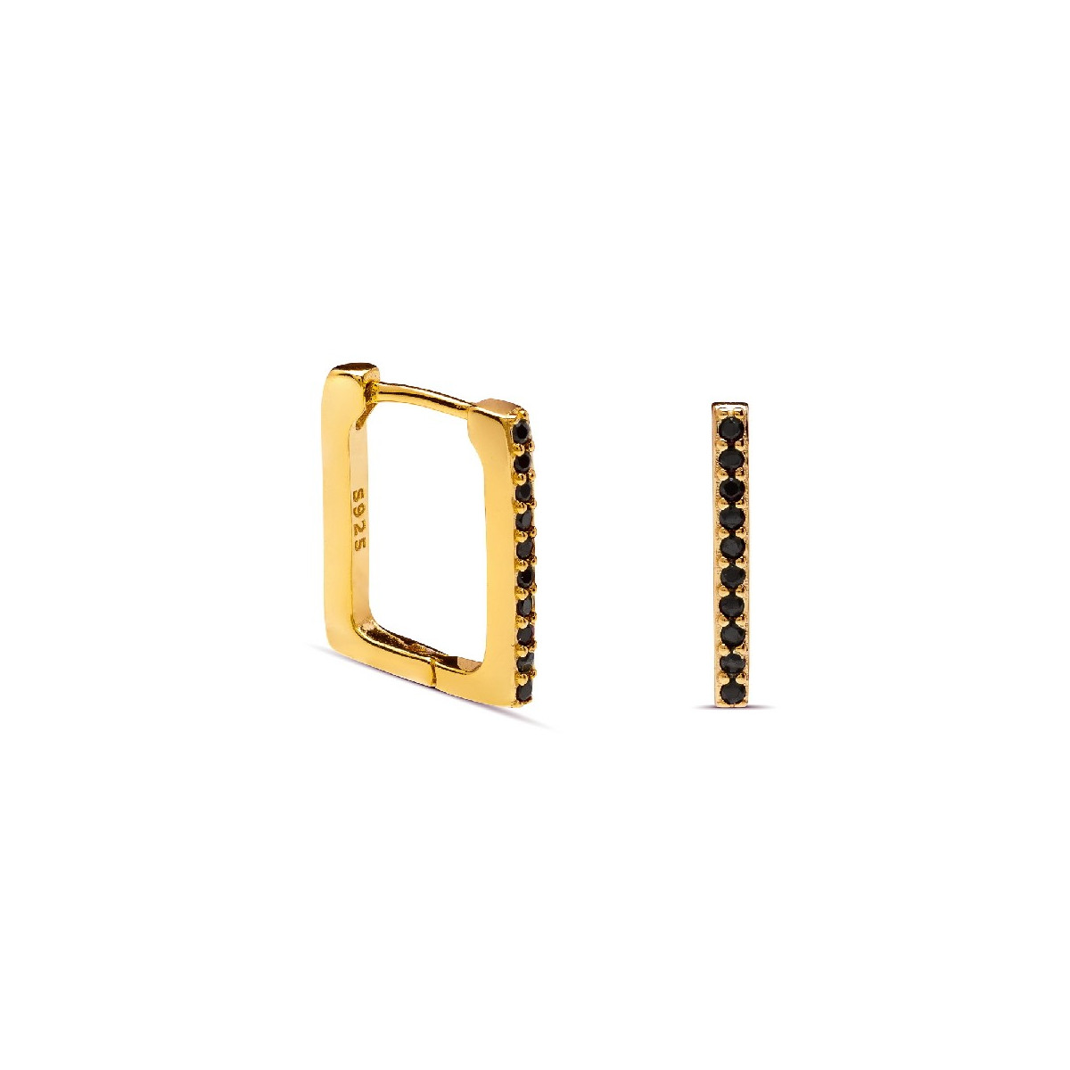 PENDIENTE RECTANGULAR CON CZ - PE6011CH/10