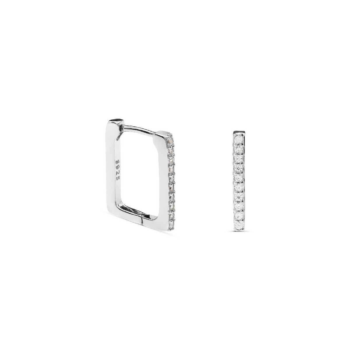 PENDIENTE RECTANGULAR CON CZ - PE6011R/04
