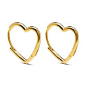 PENDIENTE ARO FORMA DE CORAZON - PE6013CH