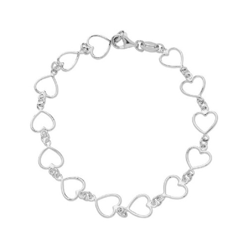 PULSERA CORAZONES EN LINEA - PU4283R